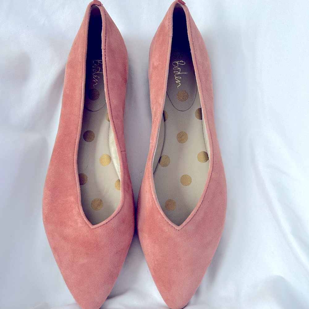 Boden slide on flats mauve size 9.5